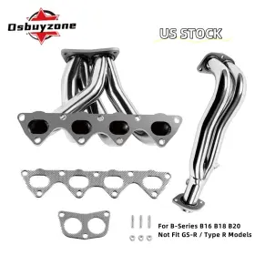 Osbuyzone Eh28506-8-os B-series Stainless Manifold Header Kit For 94-01 Acura Integra Ls/gs/rs Dc4 New