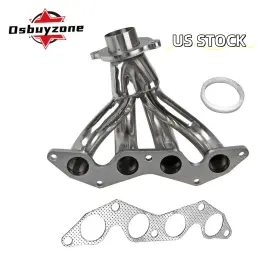 Eh28541-4-os Osbuyzone For 01-05 Honda Civic Ex 1.7l L4 Sohc Polished Stainless Manifold Header Exhaust