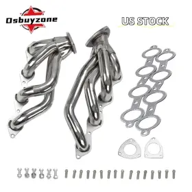 Eh28576-3-os Osbuyzone For 4.8l 5.3l V8 Chevy Gmc Avalanche Silverado Sierra Tahoe Headers Pair 00-06