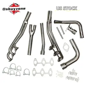 Eh28910-2-os Osbuyzone Stainless Exhaust Headers Kit Polished For 88-95 Toyota 4runner Pickup Truck 3.0