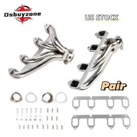 Eh28919-7-os Osbuyzone For Ford Big Block Fe 330/360/390/428 V8 Shorty Hugger Exhaust Headers Stainless