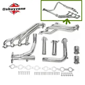 Eh28932-5-os Osbuyzone Long Tube Headers And Y Pipe Kit For 07-14 Chevy Gmc 4.8/5.3/6.0 Stainless Steel