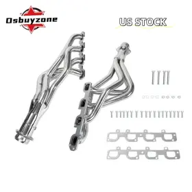 Eh28935x-3-os Osbuyzone Pair For Dodge Ram 1500 2009-18 Hemi 5.7l Performance Long Tube Headers Polished