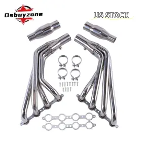 Eh28940-3-os Osbuyzone Pair Stainless Long Tube Headers Kit For 2010-2015 Chevy Camaro Ss Ls3 6.2l V8