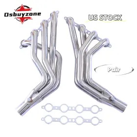 Eh28944-5-os Osbuyzone Ls Conversion Swap Headers For 79-93 Fox Body 94-04 Ford Mustang 4.8l 5.3l 6.0l