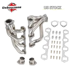 Eh28946-2-os Osbuyzone Pair Stainless Shorty Headers For 1964-1977 Ford 260 289 302 Mustang 302cu 5.0l