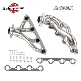Eh28947x-2-os Osbuyzone For Ford F150 F250 Bronco 1987-1996 5.8l V8 Stainless Shorty Exhaust Headers New