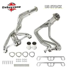 Eh28961x-2-os Osbuyzone Pair Stainless Long Tube Exhaust Headers Kit For 1972-1991 Dodge 5.2l 5.9l V8 Us