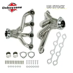 Eh28962x-4-os Osbuyzone Pair Manifold Headers Polished For Ford 289-302-351 V8 Sbc Small Block Hugger Us