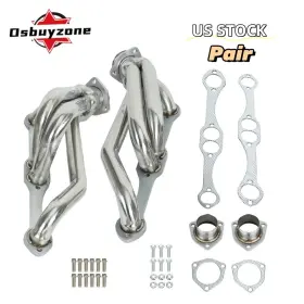 Eh28971-5-os Osbuyzone Pair Polished Headers For Chevy Small Block Sb V8 262 265 283 305 327 350 400 Us