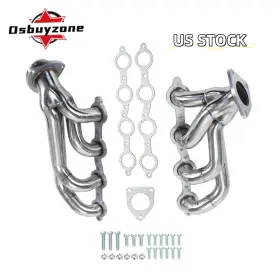Eh28985-8-os Osbuyzone Pair Exhaust Headers For 02-16 Chevy Silverado 1500 2500hd 3500hd 4.8 5.3 6.0l