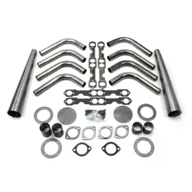 265-400 Patriot Exhaust H8001 Lakester Weld Up Kit Header 08-48 Street Rod Sbc 1 5/8 Inch Primary