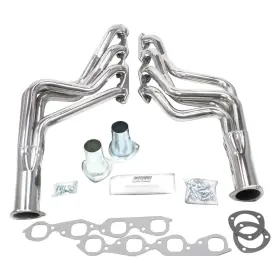 H8024-1 Patriot Exhaust - Steel Metallic Ceramic Coated Long Tube