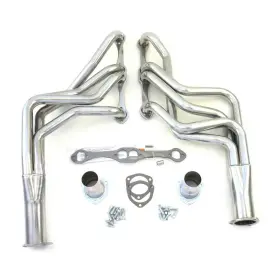 H8047-1 Patriot Exhaust 67-87 Gm F G A Body Sbc Long Tube Slvr