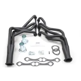 H8047-b Patriot Exhaust 67-87 Gm F G A Body Sbc Long Tube Blck