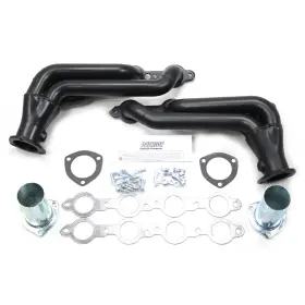 H8086-b Patriot Exhaust - Steel Hi-temp Black Coated Tight Tuck Street Rod