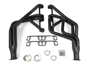 H8211-b Patriot Exhaust - Steel Hi-temp Black Coated Long Tube Headers