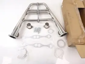 H8040-1 Patriot Lakester Header For Small Black Chevy 1-5/8 Inch X 3-1/2