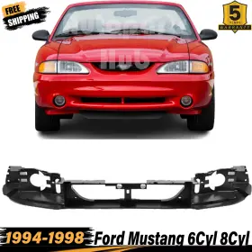 F7zz8a284aa Perfect Fit Header Mounting Panel For 1994-1998 Ford Mustang 6cyl 8cyl