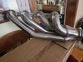 1100003550 Pg Powergo Motorsport Turbo Headers 1-7/8 Inch 304ss Up&forward For Chevy Gm Small Block V8 Lsx Ls1 Ls6