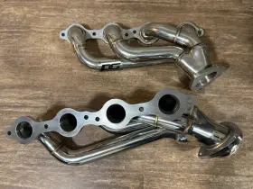 1153123835 Pg Powergo Motorsport Shorty Headers S/s For Chevy Gmc 2002-2013 Trucks Suv 4.8l 5.3l 6.0l 6.2l