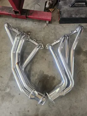 Hdr6487 Pol Sbc Ceramic Coated Headers For 64-87 Chevy Truck