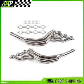 Pop105sp23220dt Pop-speedyparts 1 3/4 Inch Stainless Long Tube Headers Manifolds For Chevy Camaro Ss 6.2l V8 10-15