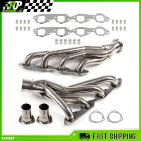 Pop105sp23720dt Pop-speedyparts For Chevy Gmc Big Block V8 396 402 427 454 Bbc Stainless Steel Shorty Headers