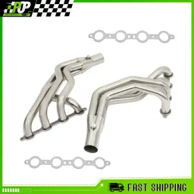 Pop106sp45514dt Pop-speedyparts Exhaus Headers For 79-93 Fox Body Ls Conversion Swap 94-04 Ford Mustang 4.8 5.3l