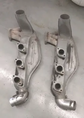93021102501 Porsche Good Pair Of Used Original Genuine 911 Thin Flange Euro Heat Exchangers
