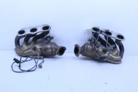 98111321103-24317 Porsche 2013-2016 Boxster Cayman 981 Exhaust Manifold Left Right Pair 9k Miles