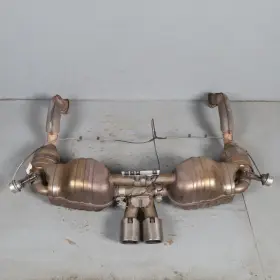 98711351202 Porsche 2007-2008 Boxster Rs60 Cayman 987 Sport Exhaust 40k Miles Oem Used