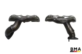 99111171171 Porsche 991 911 Turbo Rear Left And Right Engine Exhaust Manifolds 2014 - 2019 Oem
