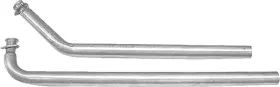 P1092 Pypes Performance Exhaust 1967-69 Firebird Down Pipes 2.5 Inch With Standard Manifold - 2 Bolt Flange