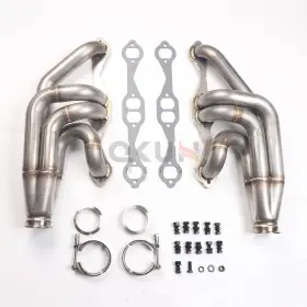 Qk 202409101700 1-7/8 Inch For Chevy Chevelle Malibu El Camino A-body Sbc Small Block Turbo Headers