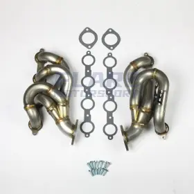 Qk 202501240950 Open Box# Shorty Header For 2010-2015 Camaro Ss 6.2l-v8 304ss 1-7/8