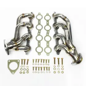 Qk 202502131555 For 02-13 Chevy/gmc 1500 Trucks V8 4.8l/5.3l Shorty Headers