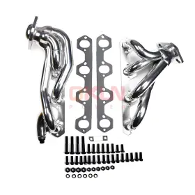 Qk 202508051040 Open Box#exhaust Shorty Headers For 86-95 Ford F-150/250/bronco 351 5.8l Ceramic