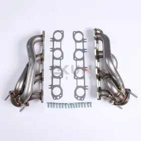 Qk 202508191530 For 05-08 Charger/magnum/300 5.7l-v8 1-3/4 Shorty Style Headers-ram Finish