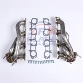 Qk 202508191535 1-3/4 Shorty Style Headers-raw Finish For 05-08 Charger/magnum/300 5.7l-v8