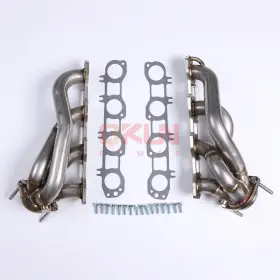 Qk 202508191540 1-3/4 Shorty Style Headers-ram Finish For 05-08 Charger/magnum/300 5.7l-v8