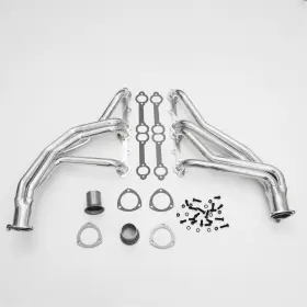 Qk 202603051550 Long Tube Header Ceramic Coat For Gmc Chevy C10 Pickup Blazer Jimmy 66-87 V8