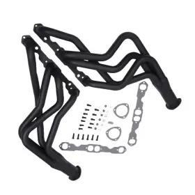 Qk 202606101442 Competition Style Long Tube Headers Compatible With Chevelle El Camino Monte Carlo