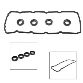 W10b16a Raimukurijinusa 550747497552 Rocker Cover Gasket Set Fit Cooper 1.6 16v Sohc 1598cc Eng 2000-07 Black
