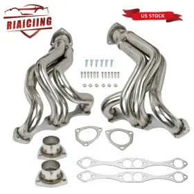 Eh28119x-2d Riaiciing For 1955-1957 Small Block Chevy Car 150 210 Bel Air Stainless Chassis Header Kit