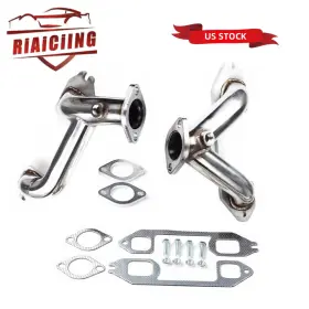 Eh28160-2-2d Riaiciing Polished Stainless Steel Exhaust Headers For Chevy 216 261 6 Cylinder 1937-1962