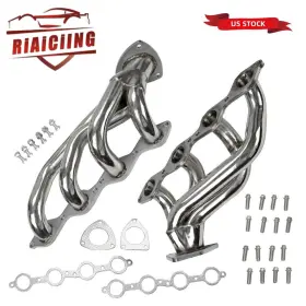 Eh28576-2d Riaiciing Pair For 2000-06 4.8l 5.3l V8 Chevy Gmc Avalanche Silverado Sierra Tahoe Headers