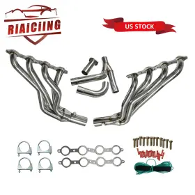 Eh28903-2-2d Riaiciing Long Tube Headers For 99-06 Chevy Gmc Sierra Silverado 4.8/5.3/6.0l With Y Pipe Us