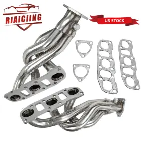 Eh28975-3-2d Riaiciing Shorty Exhaust Header Kit For Nissan 350z Z33 And Infiniti G35 / Fx35 Vq35de 03-06