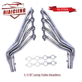 Eh28982-2-2d Riaiciing 1 7/8 Inch Long Tube Truck Headers Kit For Conversion Swap C10 Ls Ls1 Ls2 Ls3 Ls6 Us